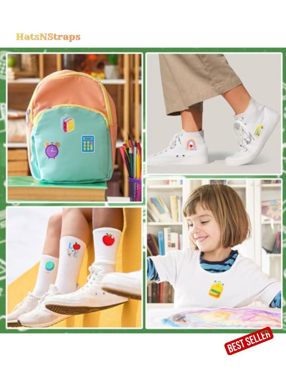 36 Pcs Back To School Iron On Patches Embroidery Appliques For Clothing Diy View 5